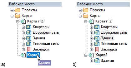 Загрузка слоя из открытой карты
