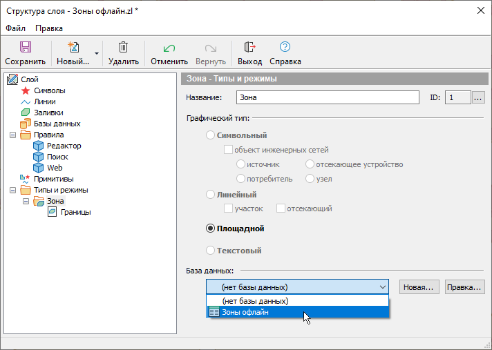 Структура слоя