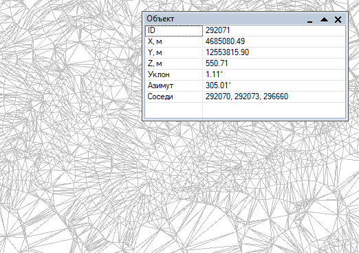 Пример TIN рельефа