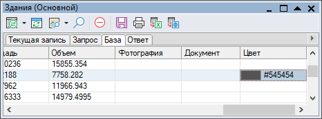 Использование тэга color, вкладка База